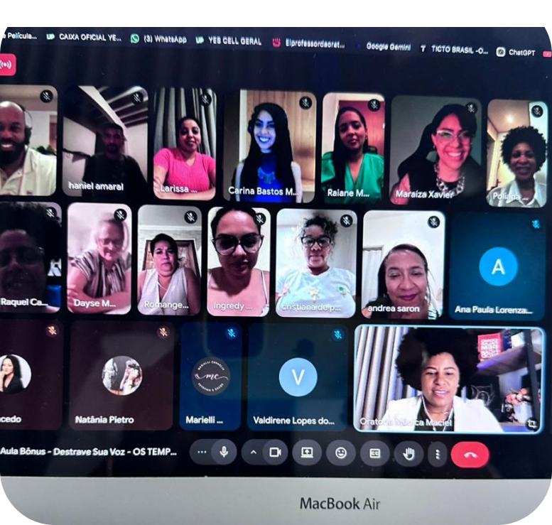 Momento de feedback em grupo